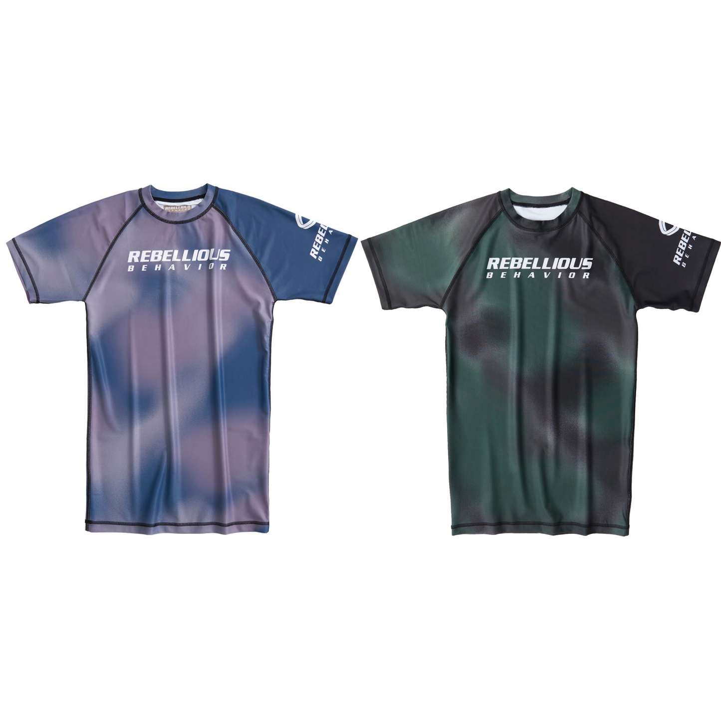 RBLS BRUSH CAMO HALF RASH GUARD