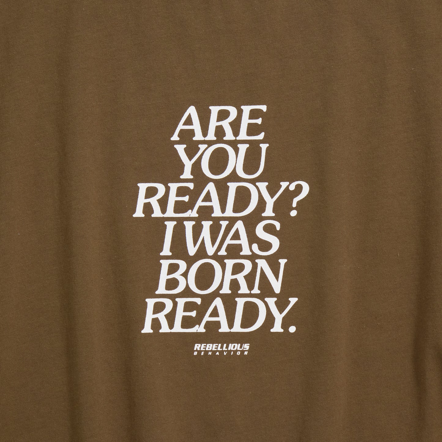 ARE YOU READY? TEE