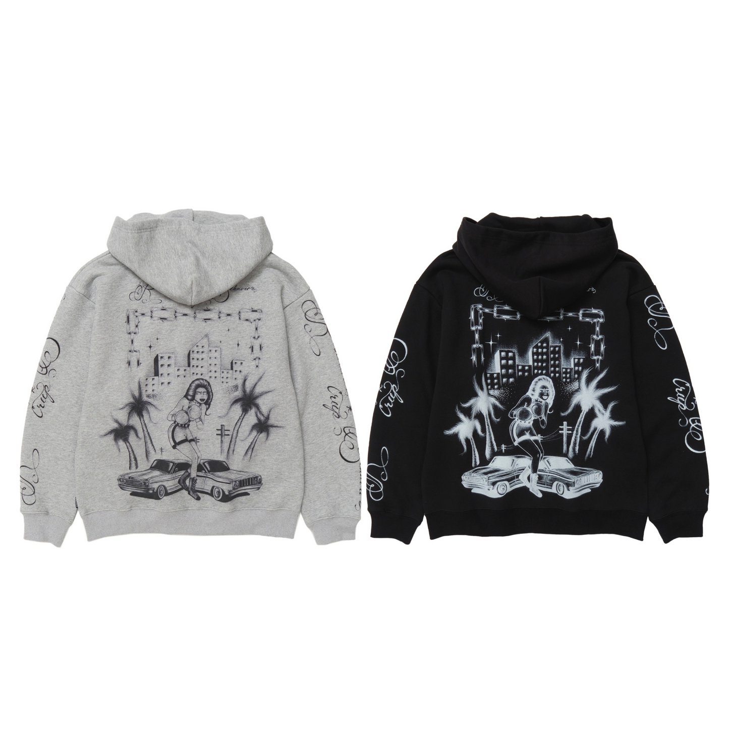 CREEP x RBLS FULLZIP SWEAT HOODIE