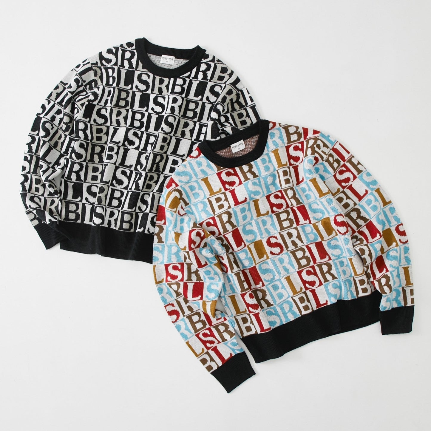 RBLS WHOLE PATTERN SWEATER