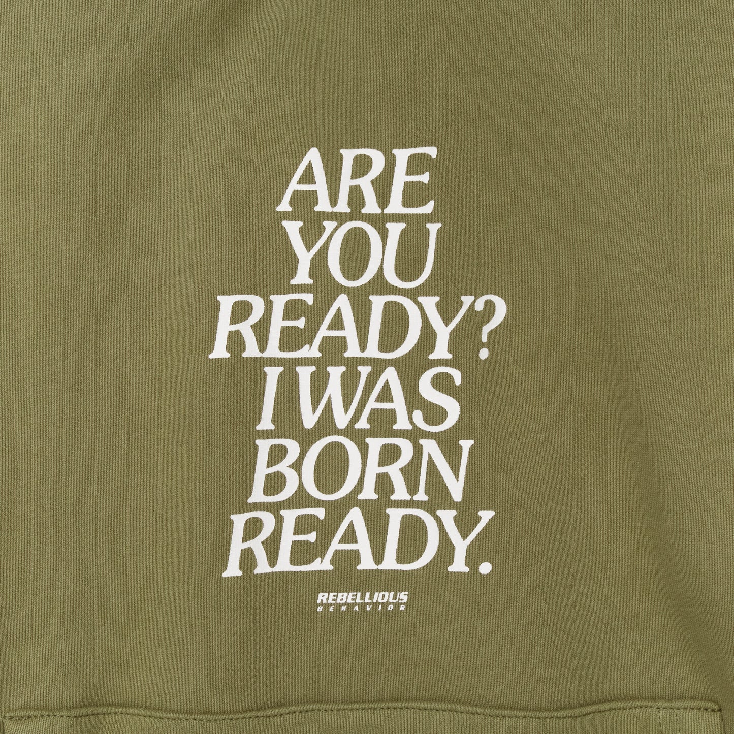 ARE YOU READY? PULLOVER SWEAT HOODIE