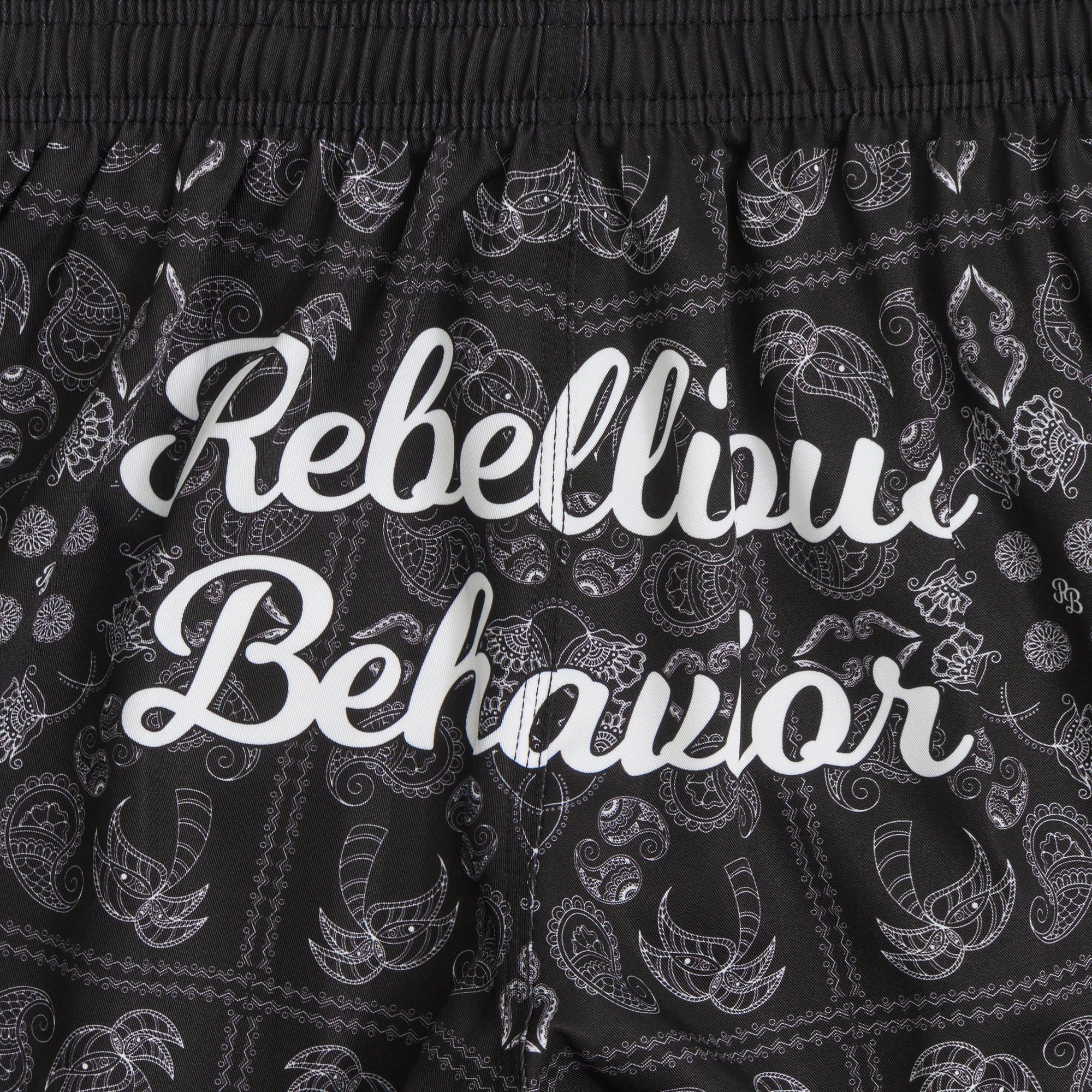 RBLS PAISLEY FIGHT SHORTS – REBELLIOUS BEHAVIOR