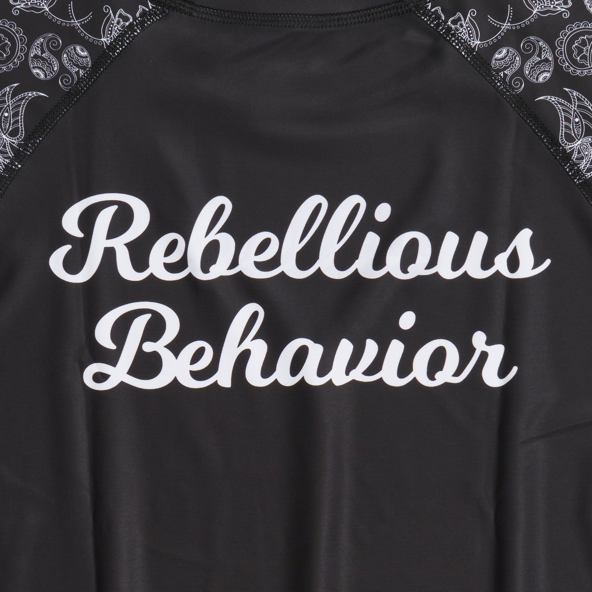 RBLS PAISLEY LONG RASH GUARD – REBELLIOUS BEHAVIOR