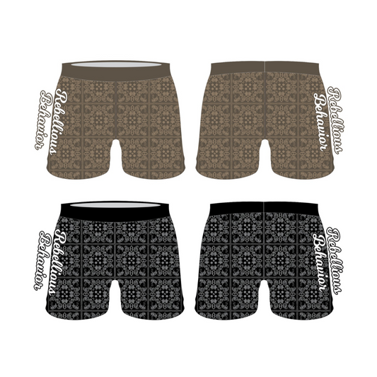 RBLS PAISLEY HALF SPATS