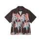 RBLS OG TEXTILE PALM TREE OPEN COLLAR SHIRT