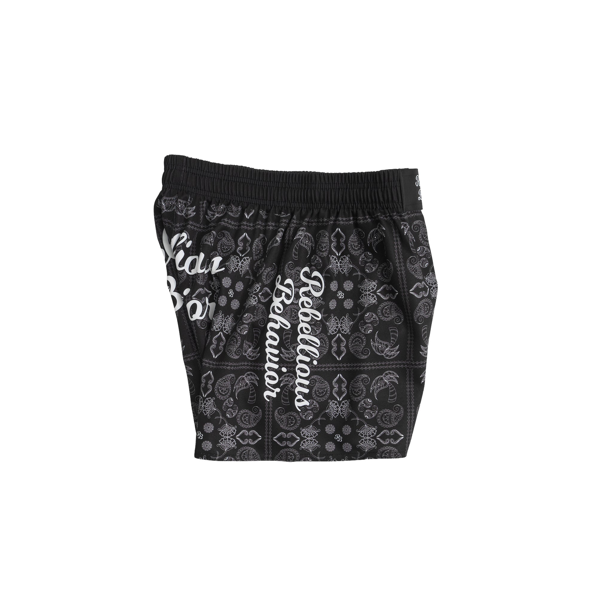 RBLS PAISLEY FIGHT SHORTS – REBELLIOUS BEHAVIOR