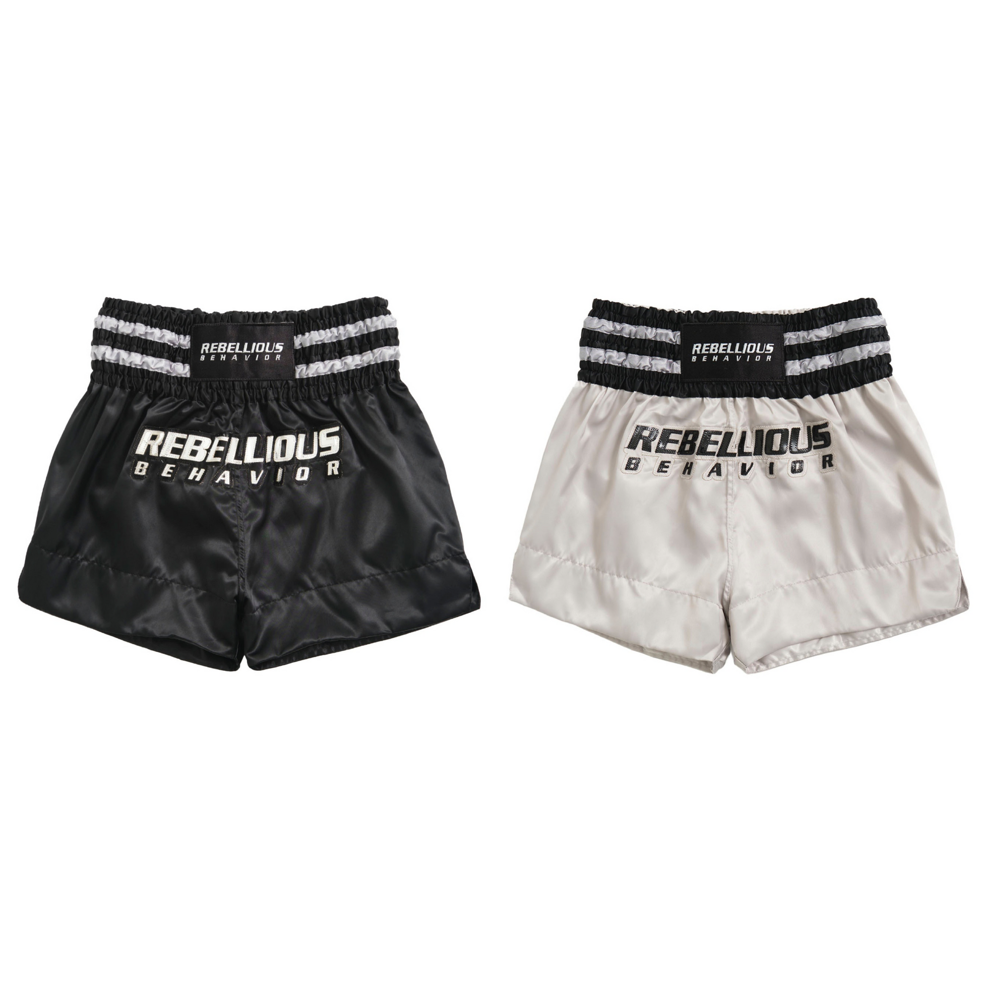 RBLS SP LOGO MUAYTHAI SHORTS – REBELLIOUS BEHAVIOR RBLS SP LOGO MUAYTHAI SHORTS – REBELLIOUS BEHAVIOR
