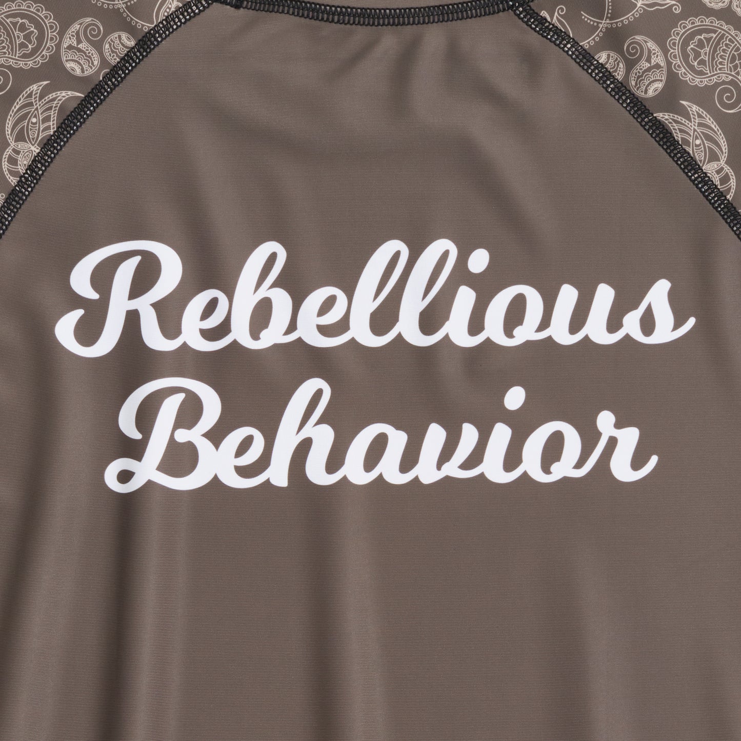 RBLS PAISLEY HALF RASH GUARD