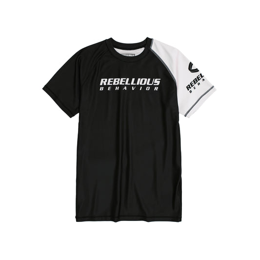 RBLS SP LOGO RE HALF RASH GUARD
