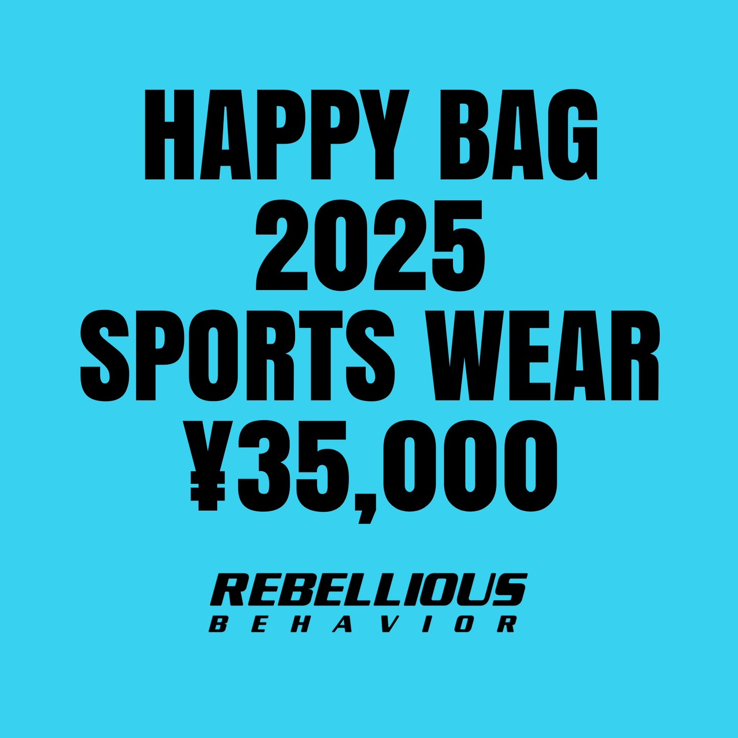 2025 RBLS HAPPY BAG SW35