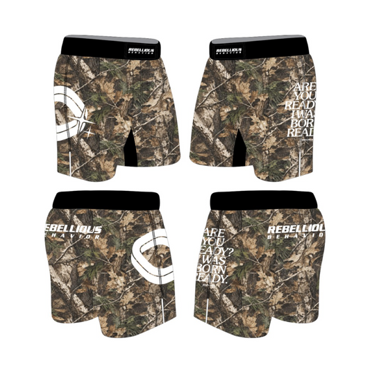 RBLS REAL TREE FIGHT SHORTS