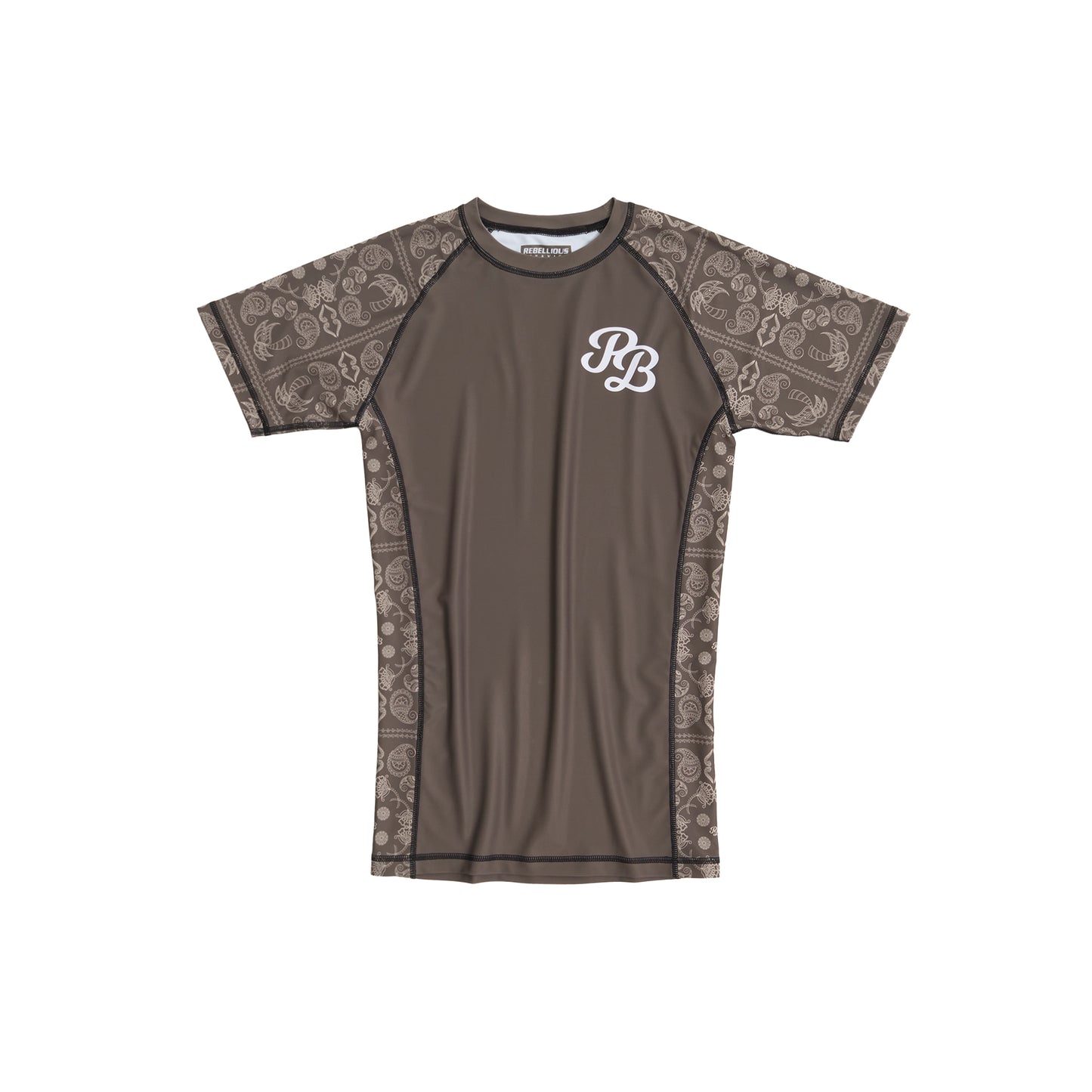 RBLS PAISLEY HALF RASH GUARD