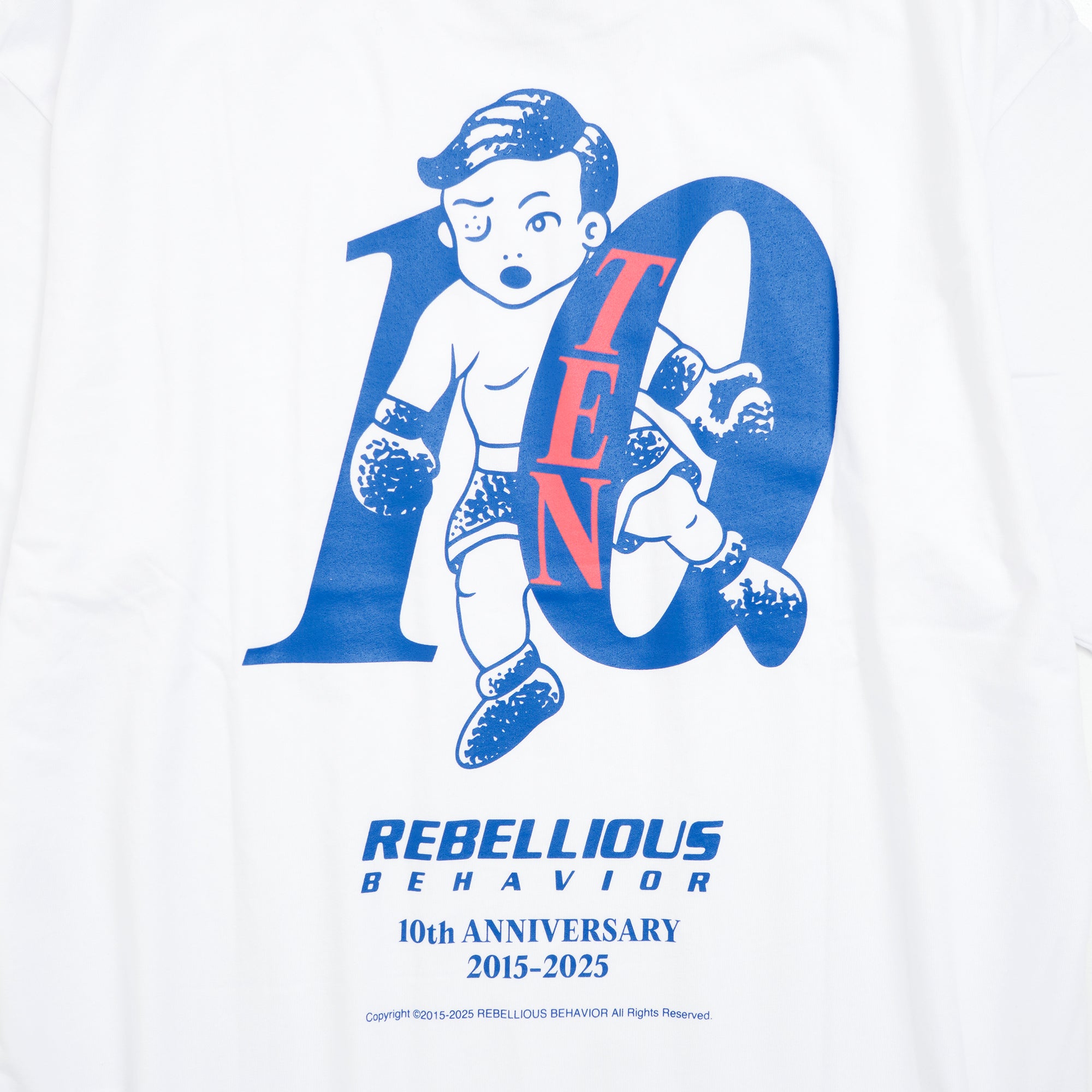 RBLS 10ANV RB BOY TEE – REBELLIOUS BEHAVIOR