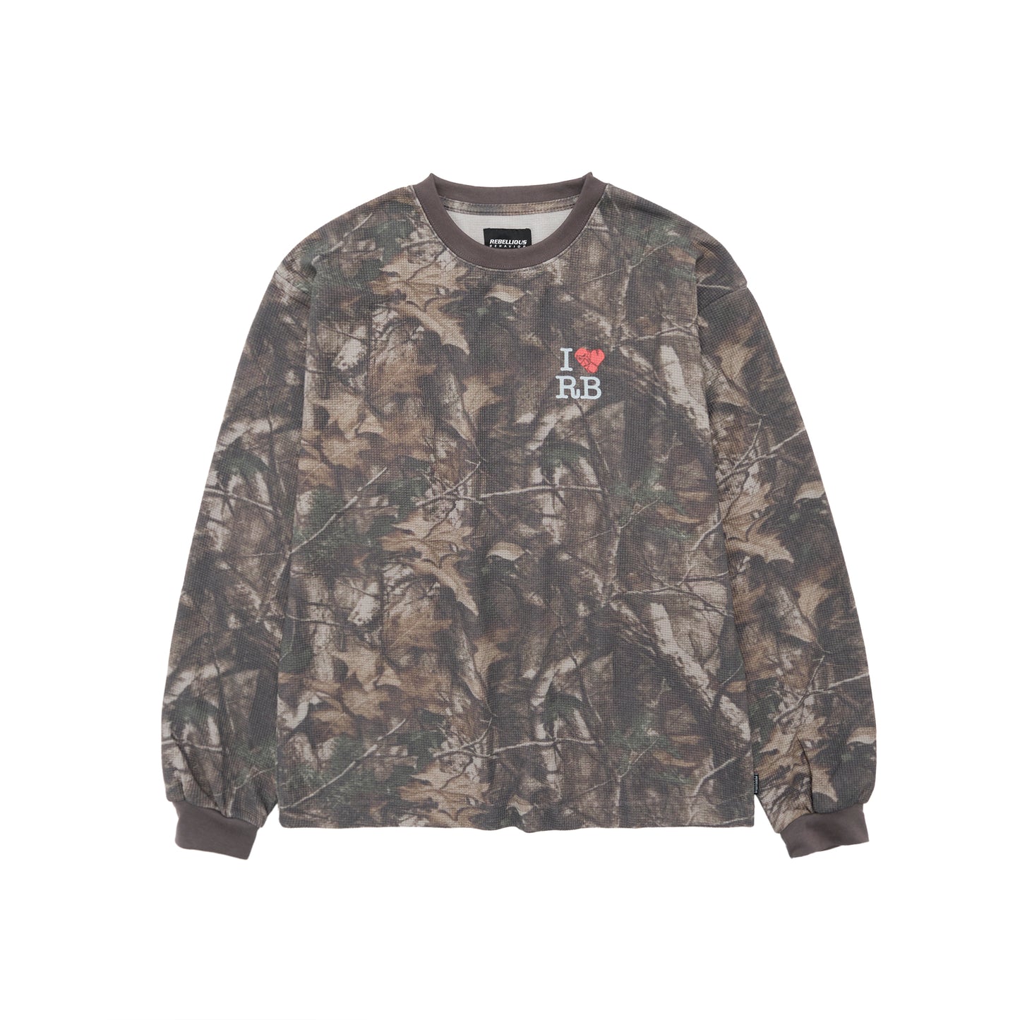 I LOVE RB WAFFLE L/S TEE