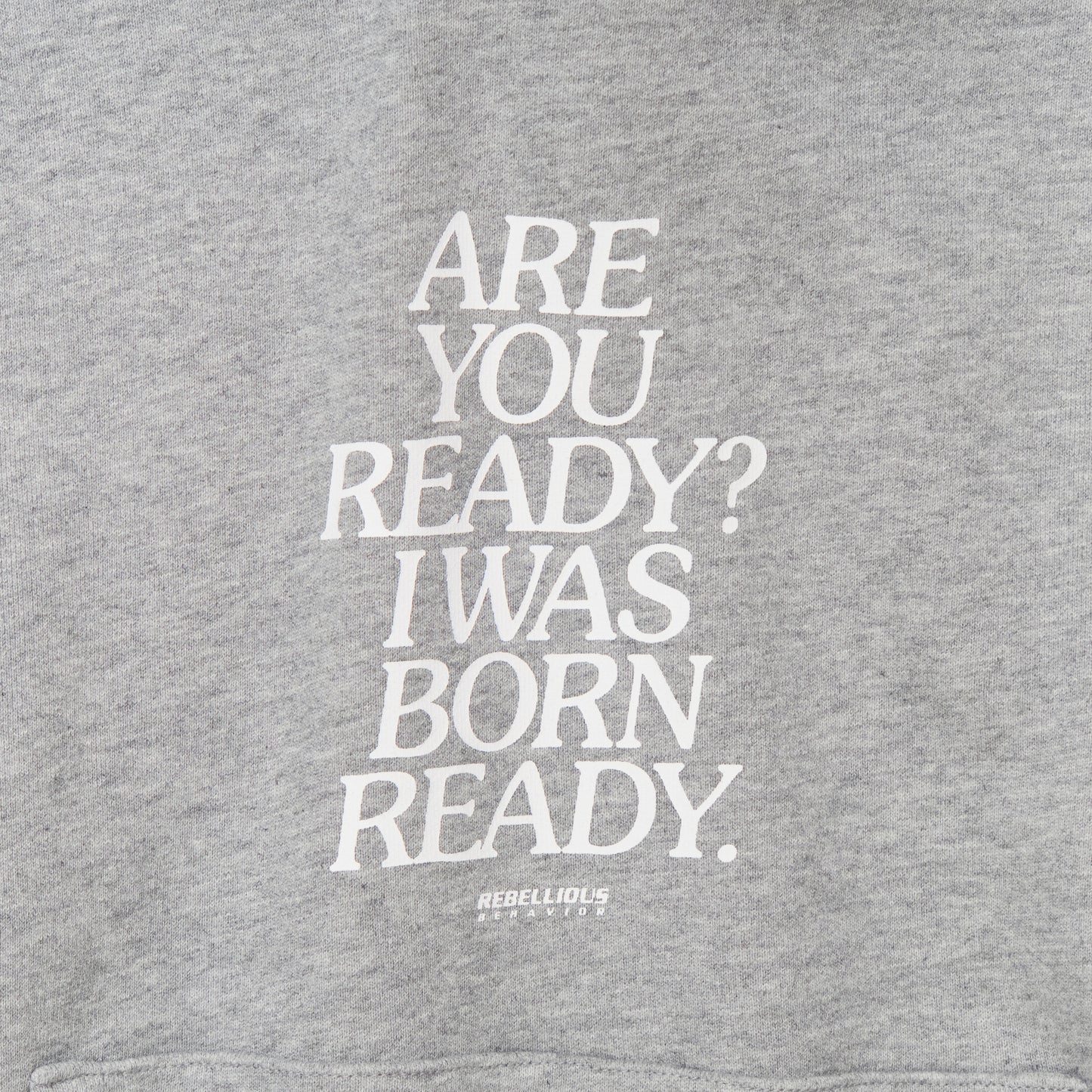 ARE YOU READY? PULLOVER SWEAT HOODIE