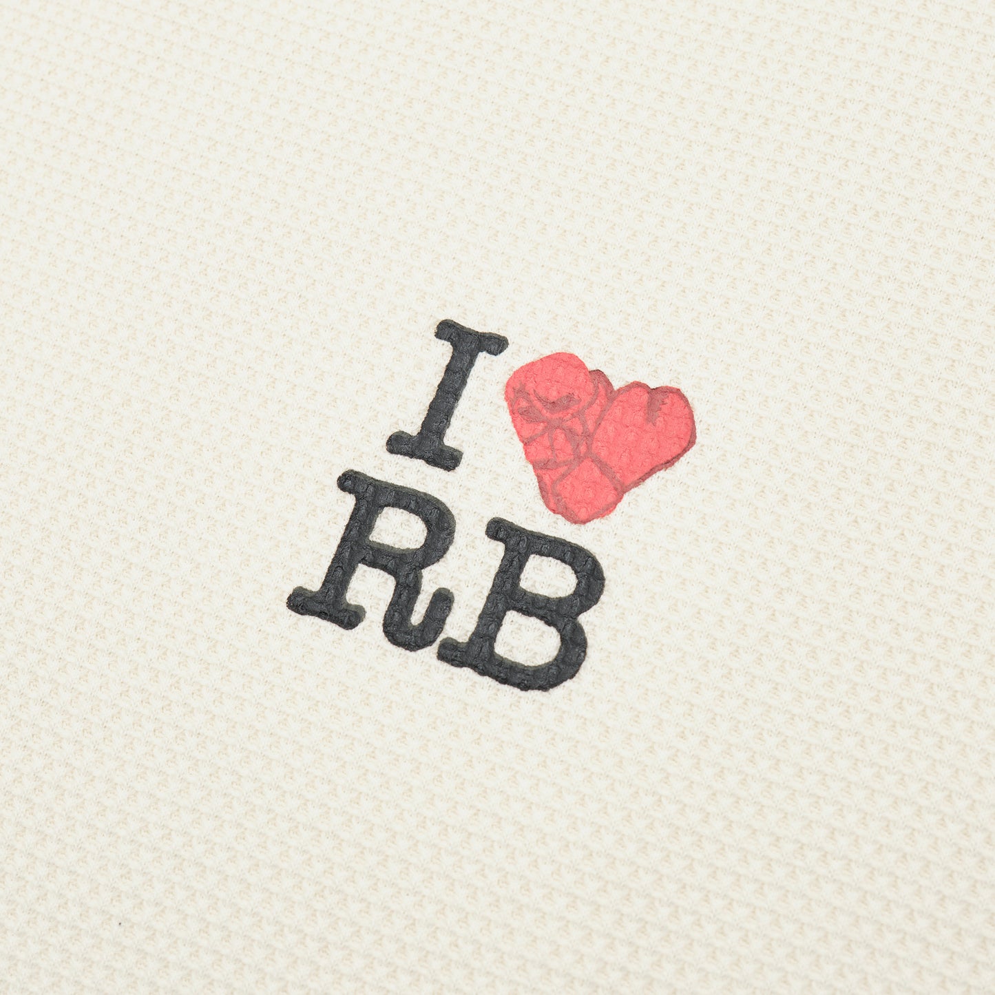 I LOVE RB WAFFLE L/S TEE