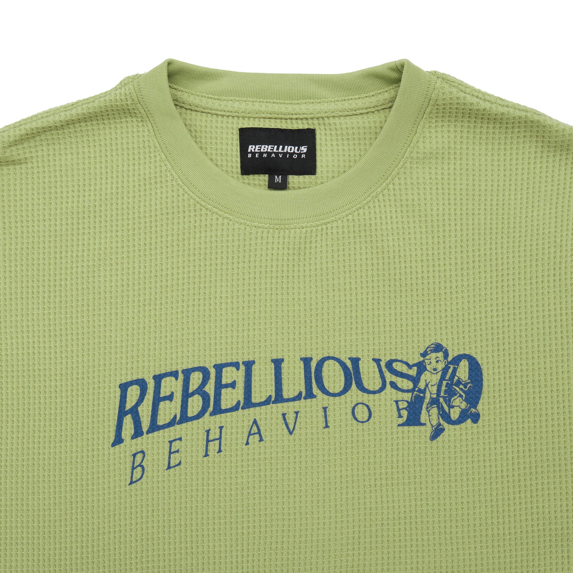10ANV RB BOY WAFFLE L/S TEE – REBELLIOUS BEHAVIOR