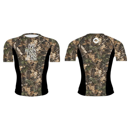 RBLS REAL TREE HALF RASH GUARD